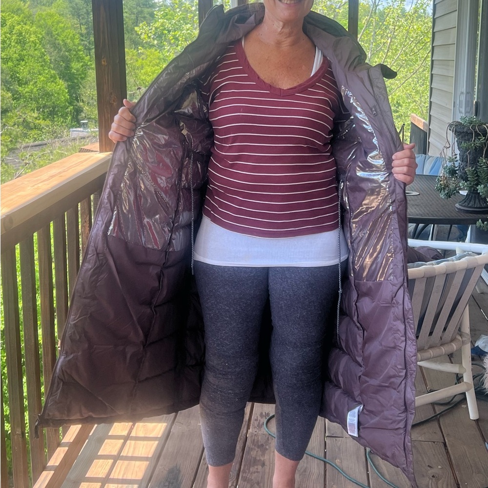 XXL Columbia reflective, Omni heat, NEW long coat/jacket ROSE COLOR